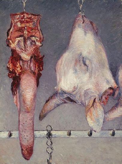 Gustave Caillebotte Calf's Head and Ox Tongue France oil painting art